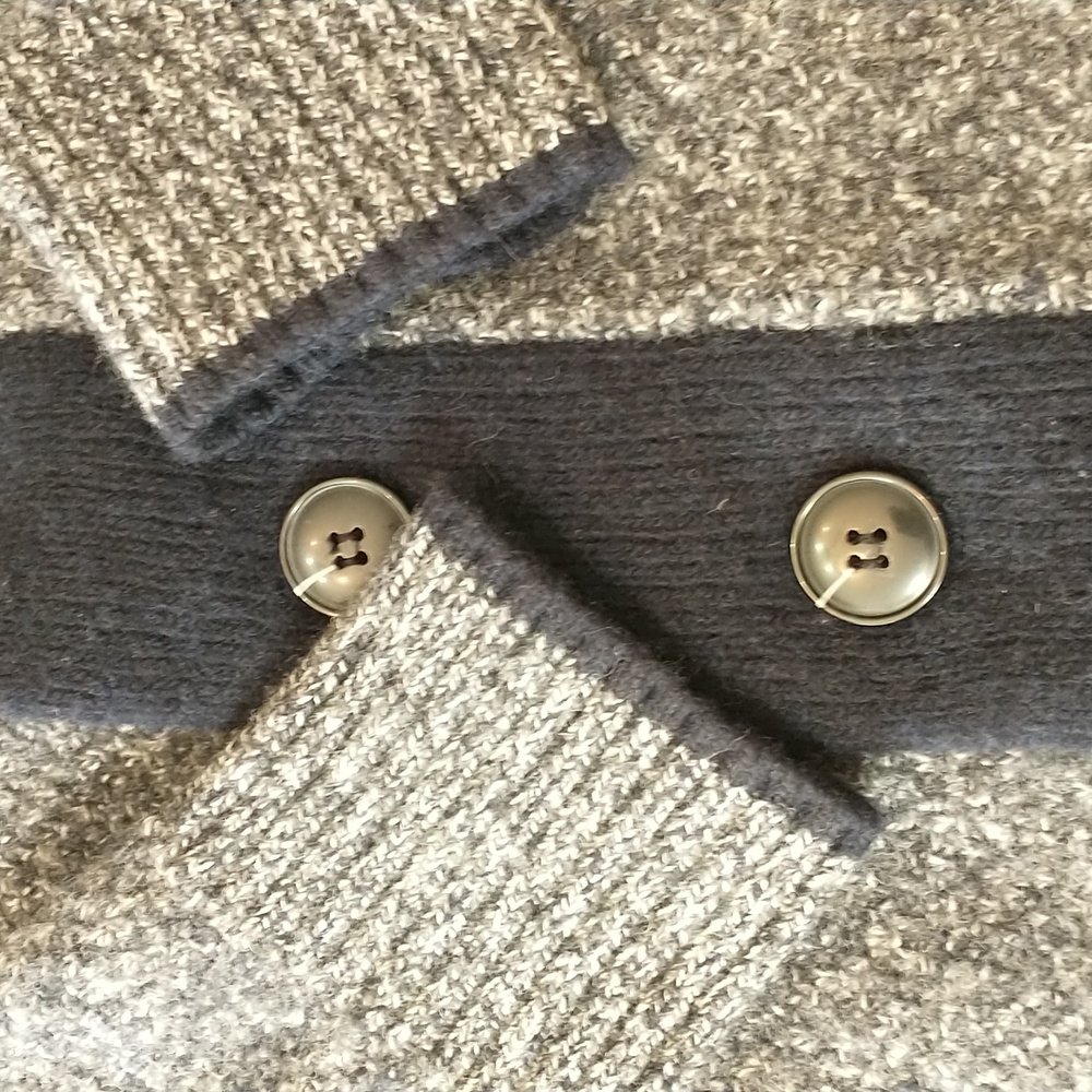 Telluride Clothing Company,‎ 80% LambsWool Sweater, Gray/Blue, Size Medium Fit - Picture 4 of 6
